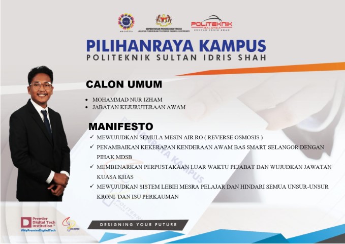 CALON BERTANDING PRK 2023: MOHAMMAD NUR IZHAM BIN MOHD ISA