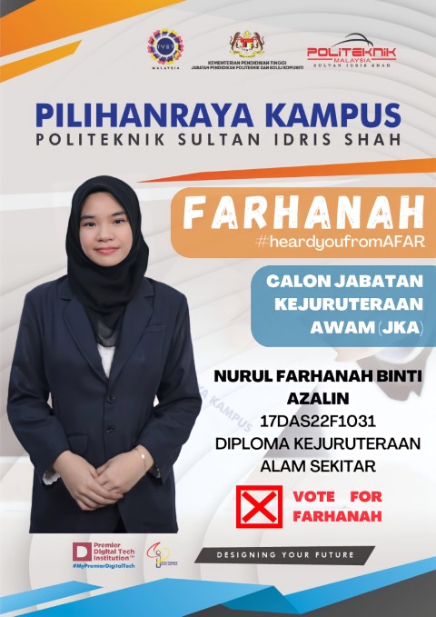 CALON BERTANDING PRK 2023: NURUL FARHANAH BINTI AZALIN